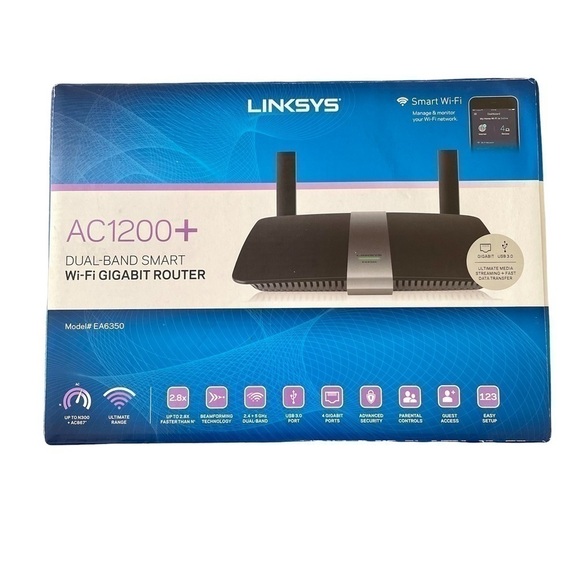 Linksys - AC1200 Dual-Band WiFi‎ 5 Router - Black - Picture 3 of 11